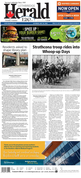 Cover of Lethbridge Herald