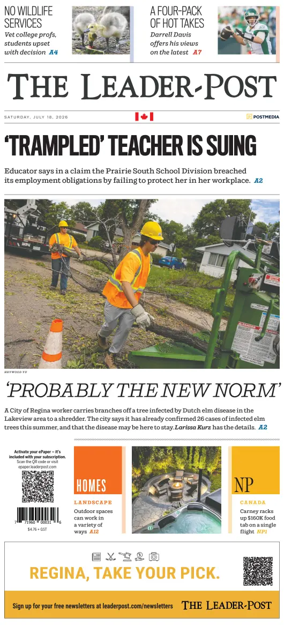 Cover of Regina Leader-Post
