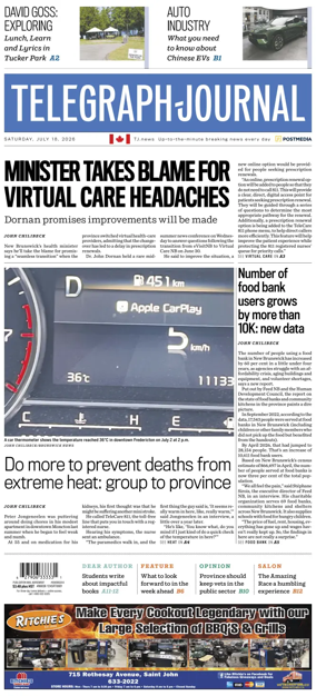 Cover of Telegraph-Journal