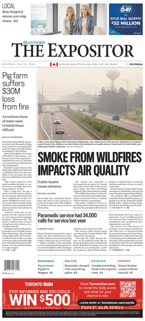 Cover of The Expositor (Brantford)