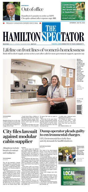 Cover of The Hamilton Spectator