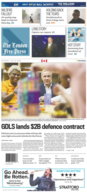 Cover of The London Free Press