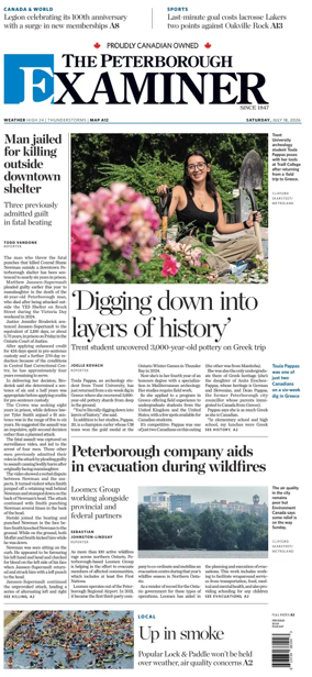 Cover of The Peterborough Examiner