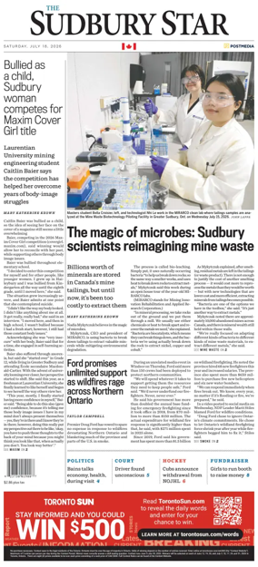 Cover of The Sudbury Star