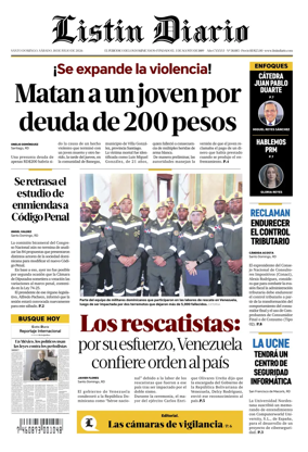 Cover of Listin Diario