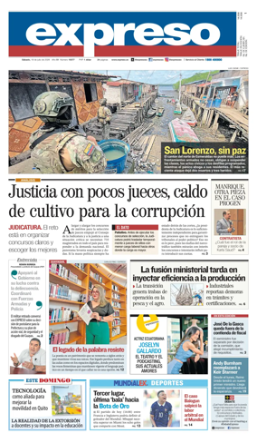 Cover of Diario Expreso