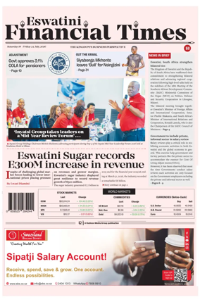 Cover of Eswatini Financial Times
