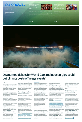 Cover of Euronews World Cup