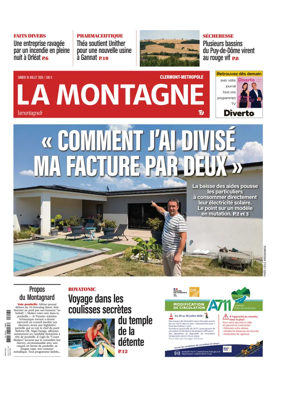 Cover of La Montagne (Clermont-Metropole)