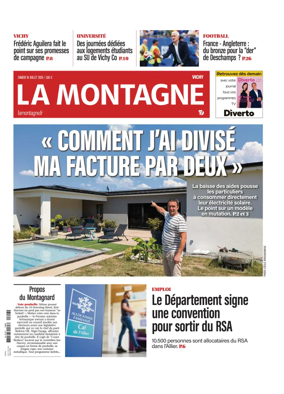 Cover of La Montagne (Vichy)