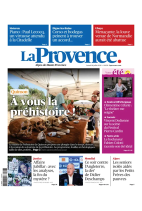 Cover of La Provence Alpes-de-Haute-Provence
