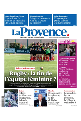 Cover of La Provence Salon-de-Provence / Pays salonais