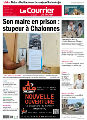 Cover of Le Courrier de l’Ouest (Cholet)
