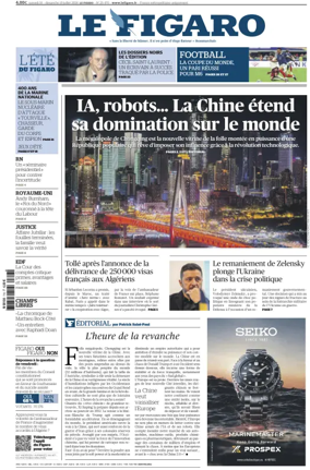 Cover of Le Figaro
