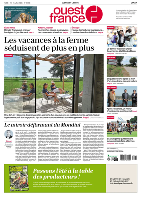 Cover of Ouest France (Dinan)