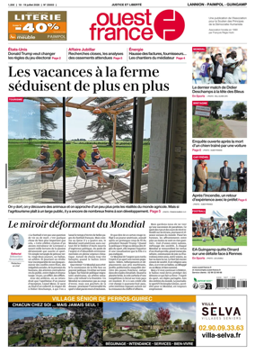 Cover of Ouest-France (Lannion / Paimpol / Guingamp)