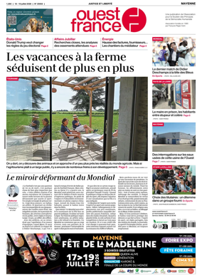 Cover of Ouest France (Mayenne)