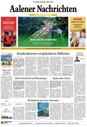 Cover of Aalener Nachrichten
