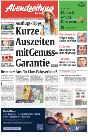 Cover of Abendzeitung Munchen