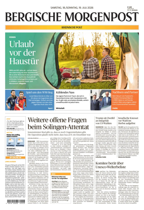 Cover of Bergische Morgenpost Wermelskirchen/Huckeswagen/Radevormwald