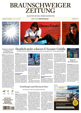 Cover of Braunschweiger Zeitung (Peine)