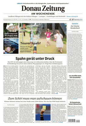Cover of Donau Zeitung