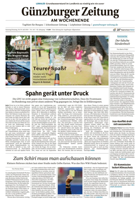 Cover of Guenzburger Zeitung