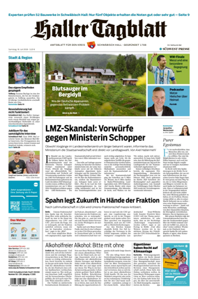 Cover of Haller Tagblatt