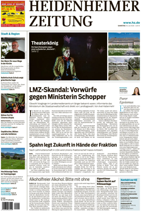 Cover of Heidenheimer Zeitung
