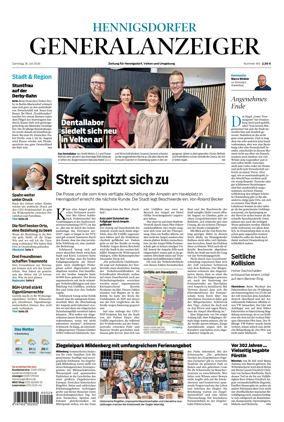 Cover of Hennigsdorfer Generalanzeiger