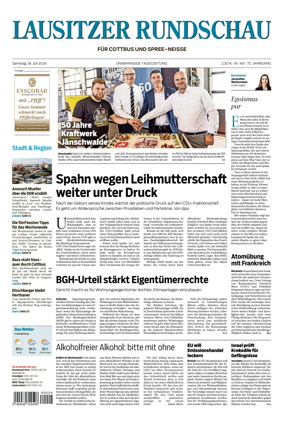 Cover of Lausitzer Rundschau