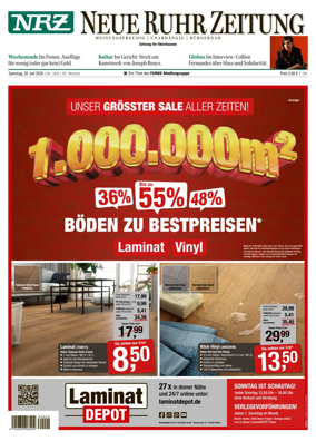 Cover of Neue Rhein Zeitung (Oberhausen)