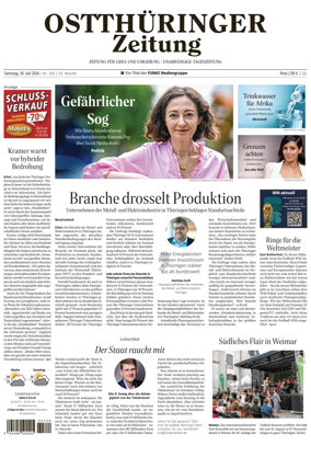 Cover of Ostthuringer Zeitung (Gera)