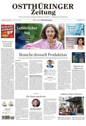 Cover of Ostthuringer Zeitung (Greiz)