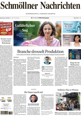 Cover of Ostthuringer Zeitung (Schmolln)