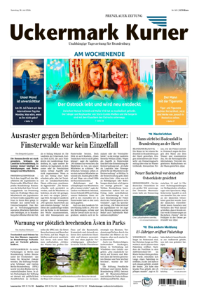 Cover of Prenzlauer Zeitung