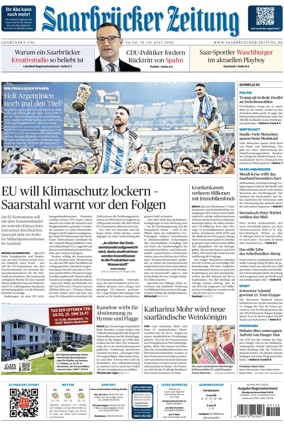 Cover of Saarbruecker Zeitung