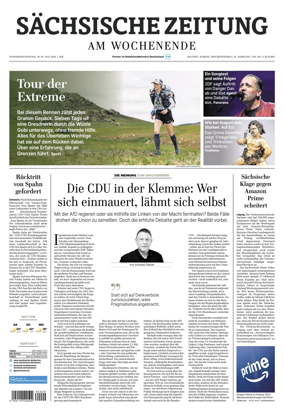 Cover of Sachsische Zeitung (Bautzen Kamenz & Bischofswerda)