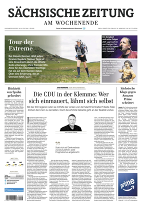 Cover of Sachsische Zeitung (Pirna Sebnitz)