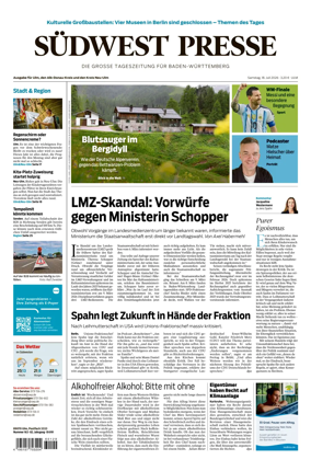 Cover of Sudwest Presse