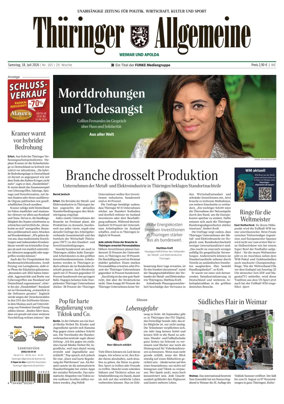 Cover of Thuringer Allgemeine (Apolda)