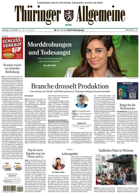 Cover of Thuringer Allgemeine (Gotha)