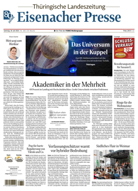 Cover of Thuringische Landeszeitung (Eisenach)