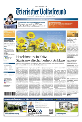 Cover of Trierischer Volksfreund