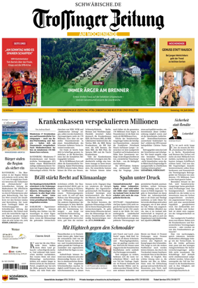 Cover of Trossinger Zeitung
