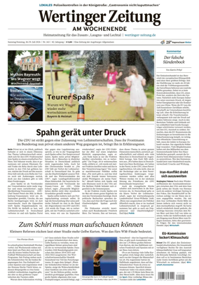 Cover of Wertinger Zeitung