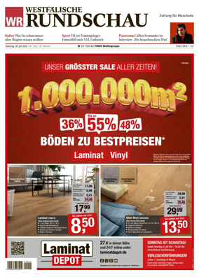 Cover of Westfalische Rundschau (Meschede)