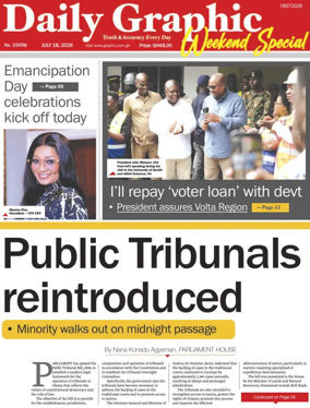 Cover of Daily Graphic
