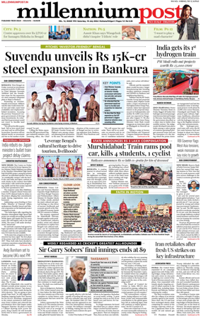 Cover of Millennium Post (Kolkata)