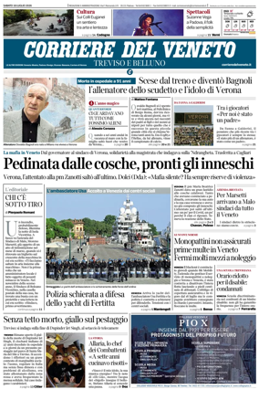 Cover of Corriere del Veneto (Treviso e Belluno)